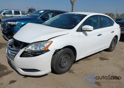 2013 Nissan Sentra Sv из США, поврежденный, VIN 3N1AB7AP3DL669488